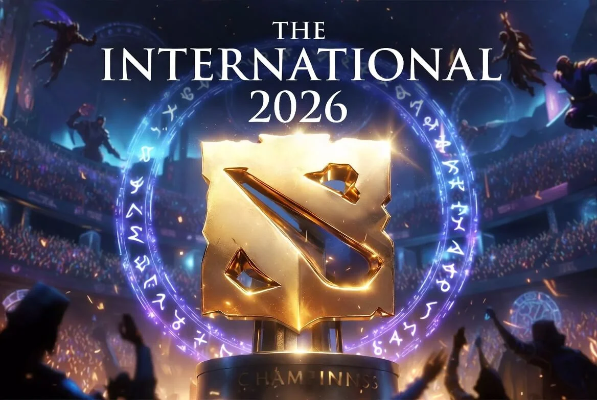 Чемпионат мира по Dota 2 в Шанхае: арена и трофей