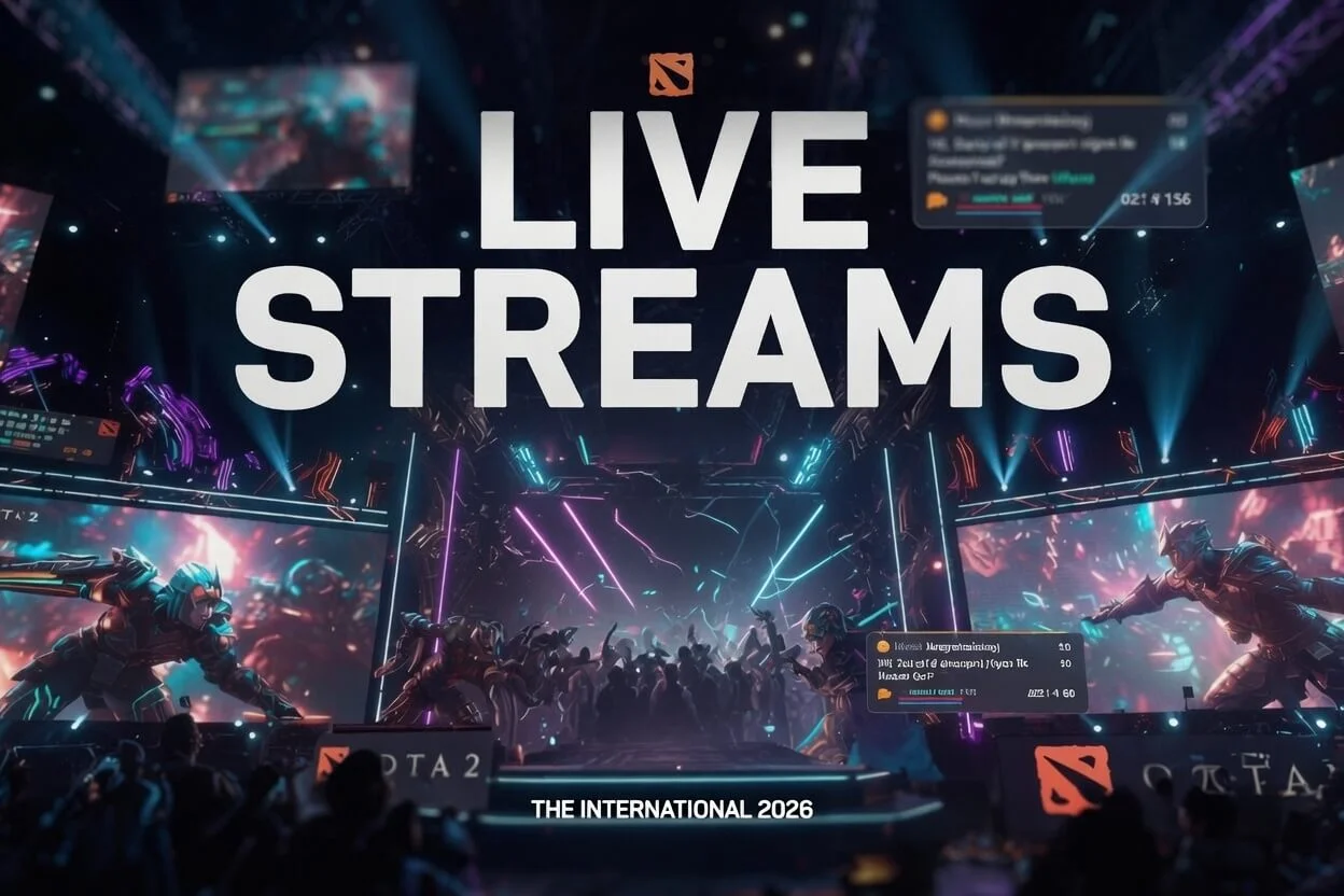 Трансляция матчей The International 2026