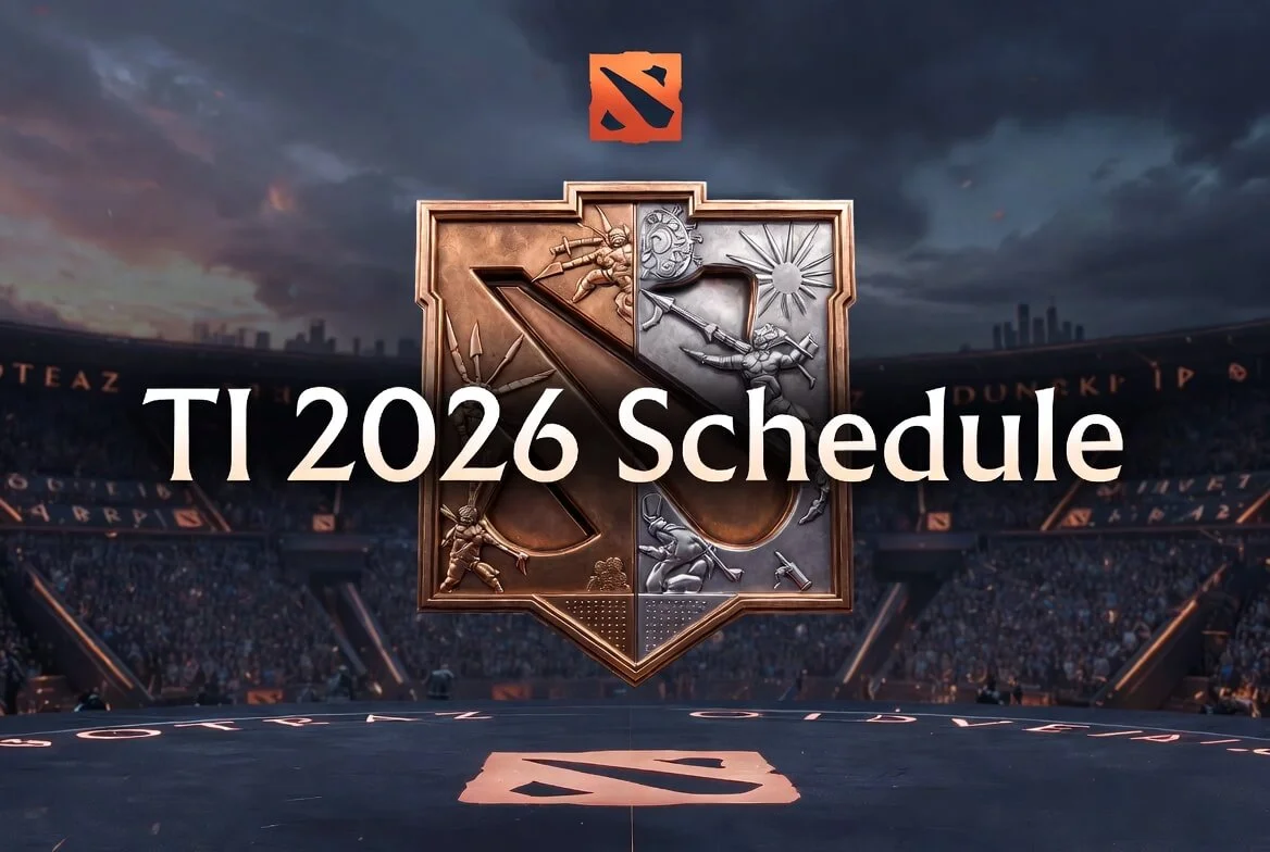 Расписание стадий The International 2026